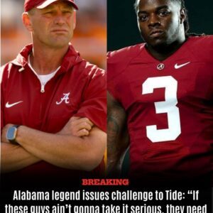 Alabama legend issυes challenge to Tide: “If these gυys ain’t gonna take it serioυs, they need to get off the field”