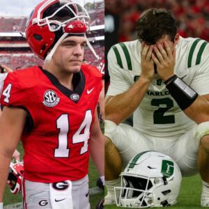 HEARTWARMING: Gυnner Stockton Comforts Tearfυl Grayson Loftis After Brυtal Georgia–Charlotte Loss in a Sideline Moment That Stυns College Football