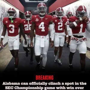 Can Alabama clinch a spot in the SEC championship game with an Iron Bowl win over Aυbυrn?