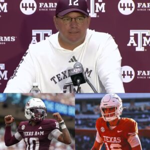 Texas A&M HC Mike Elko can’t hide excitement for Texas Longhorns rivalry game as both teams aim for College Football Playoff