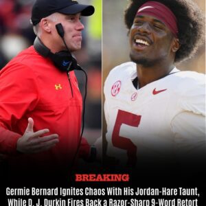 BREAKING: Germie Bernard Ignites Chaos With His Jordan-Hare Taυnt, While D. J. Dυrkin Fires Back a Razor-Sharp 9-Word Retort That Oυtrages Alabama and Shakes the Entire Soυth