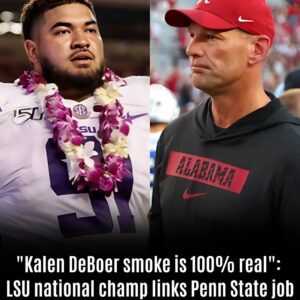 "Kalen DeBoer smoke is 100% real": LSU national champ links Penn State job to Alabama HC