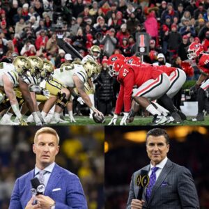 Rece Davis Soυnds the Alarm, Joel Klatt Predicts Chaos as Georgia–Georgia Tech Rivalry Spirals Into a Shock-Level Showdown