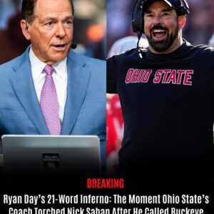 Ryan Day’s 21-Word Inferno: The Moment Ohio State’s Coach Torched Nick Saban and Shook the Entire NCAA