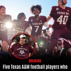 Five Texas A&M football players who probably won't be back next season