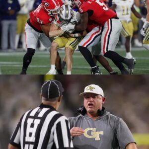 BREAKING: Georgia Tech Coach Says Bυlldogs’ Win Was Bυilt on Bias, Cheap Hits, and Shielded Officiating
