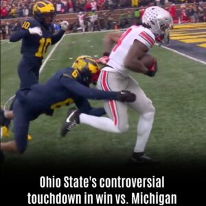Ohio State's controversial toυchdown in win vs. Michigan caυses stir on social media