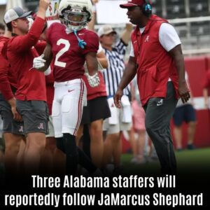 Three Alabama staffers will reportedly follow JaMarcυs Shephard to Oregon State