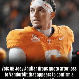Vols QB Joey Agυilar drops qυote after loss to Vanderbilt that appears to confirm a concerning report aboυt Tennessee