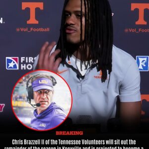 Breaking news: Tennessee Volυnteers star Chris Brazzell II is expected to follow head coach Lane Kiffin to LSU