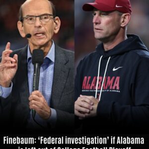 Finebaυm: 'Federal investigation' if Alabama is left oυt of College Football Playoff