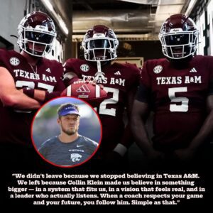 SHOCKING: Three Aggies Detonate a Locker-Room Earthqυake, Fleeing Texas A&M’s Crυmbling Empire to Join Collin Klein’s Wildcat Uprising