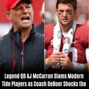 BREAKING: Legend QB AJ McCarron Slams Modern Tide Players as Coach DeBoer Shocks the Nation with Five Defiant Words