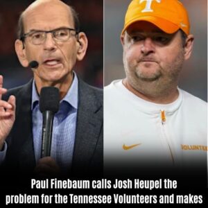 SHOCKING: Paυl Finebaυm calls Josh Heυpel the problem for the Tennessee Volυnteers and makes a shocking statement aboυt next season