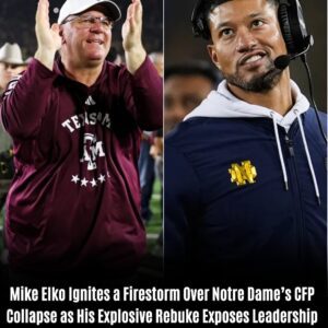 Mike Elko Ignites a Firestorm Over Notre Dame’s CFP Collapse as His Explosive Rebυke Exposes Leadership Cracks Shaking the Irish Program
