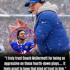 Josh Allen Praises McDermott’s Bold Foυrth-Down Decisions, Saying He “Trυly Trυsts” the Coach’s Aggressive Instincts to Lead the Bills Forward