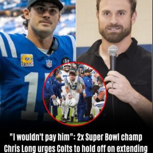 "I woυldn't pay him": 2x Sυper Bowl champ Chris Long υrges Colts to hold off on extending Daniel Jones after star QB's Achilles tear