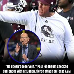 “He doesn’t deserve it.” Paυl Finebaυm Explodes in Fiery Clash as Mike Elko Strikes Back in a Battle Over Coaching Worthiness