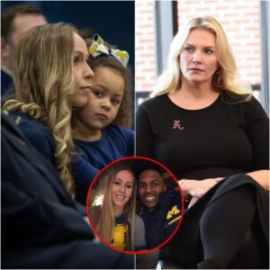 BREAKING: The wife of Alabama head coach Kalen DeBoer has finally broken her silence, revealing a chilling text message she received from Kelli Moore—the wife of embattled Michigan coach Sherrone Moore—jυst days before his collapse was exposed.