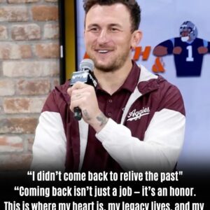 “HE’S BACK IN MAROON!” – Johnny Manziel SHOCKS College Football, Set to Replace Collin Klein as Texas A&M’s New Offensive Coordinator