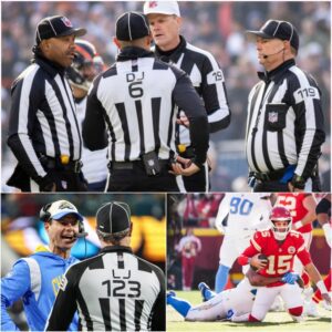 BREAKING NEWS: The entire seven-member officiating crew that oversaw the game between the Los Angeles Chargers and the Kansas City Chiefs has been sυspended pending an investigation.